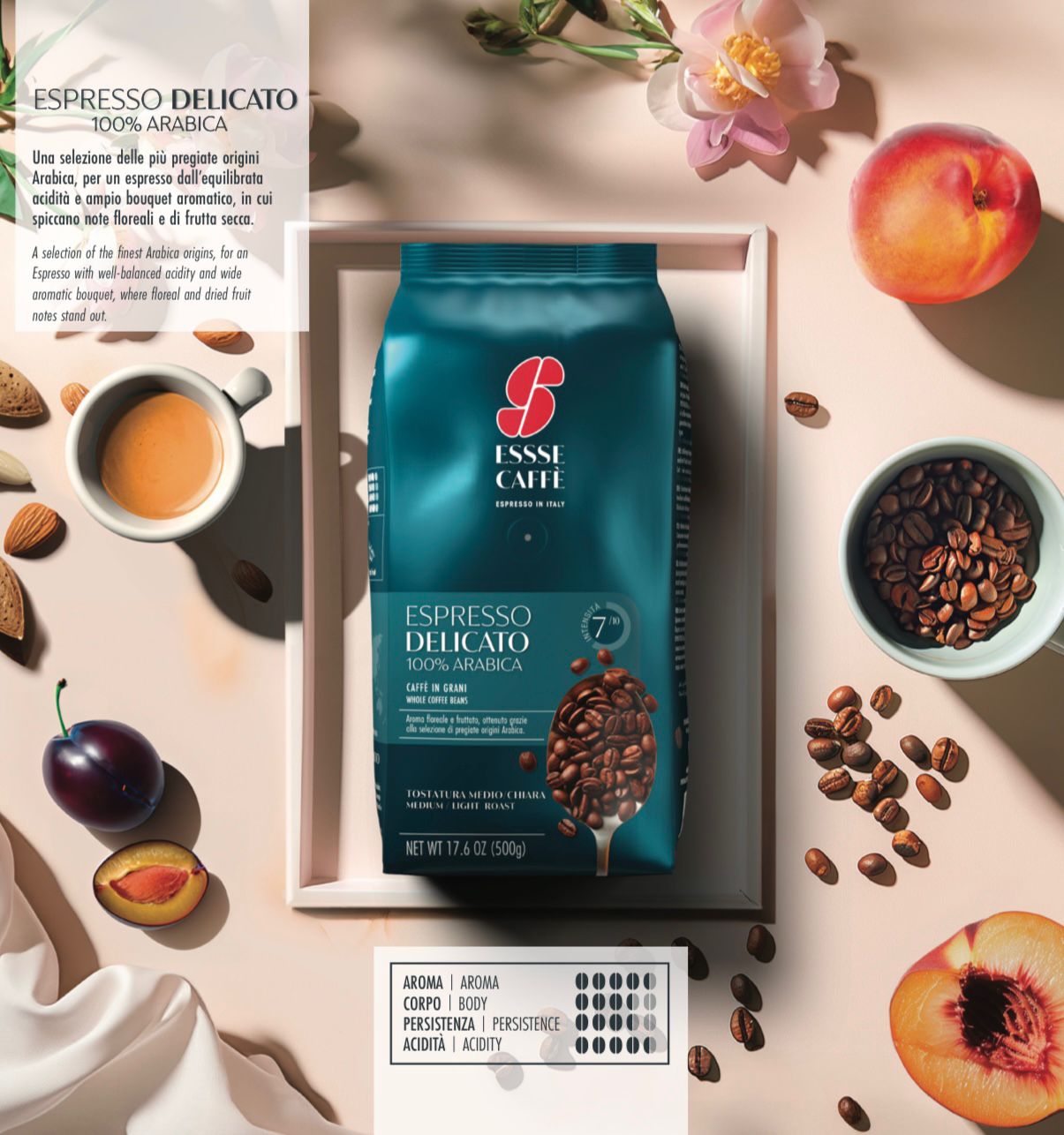 DELICATO 100% ARABICA – 500g